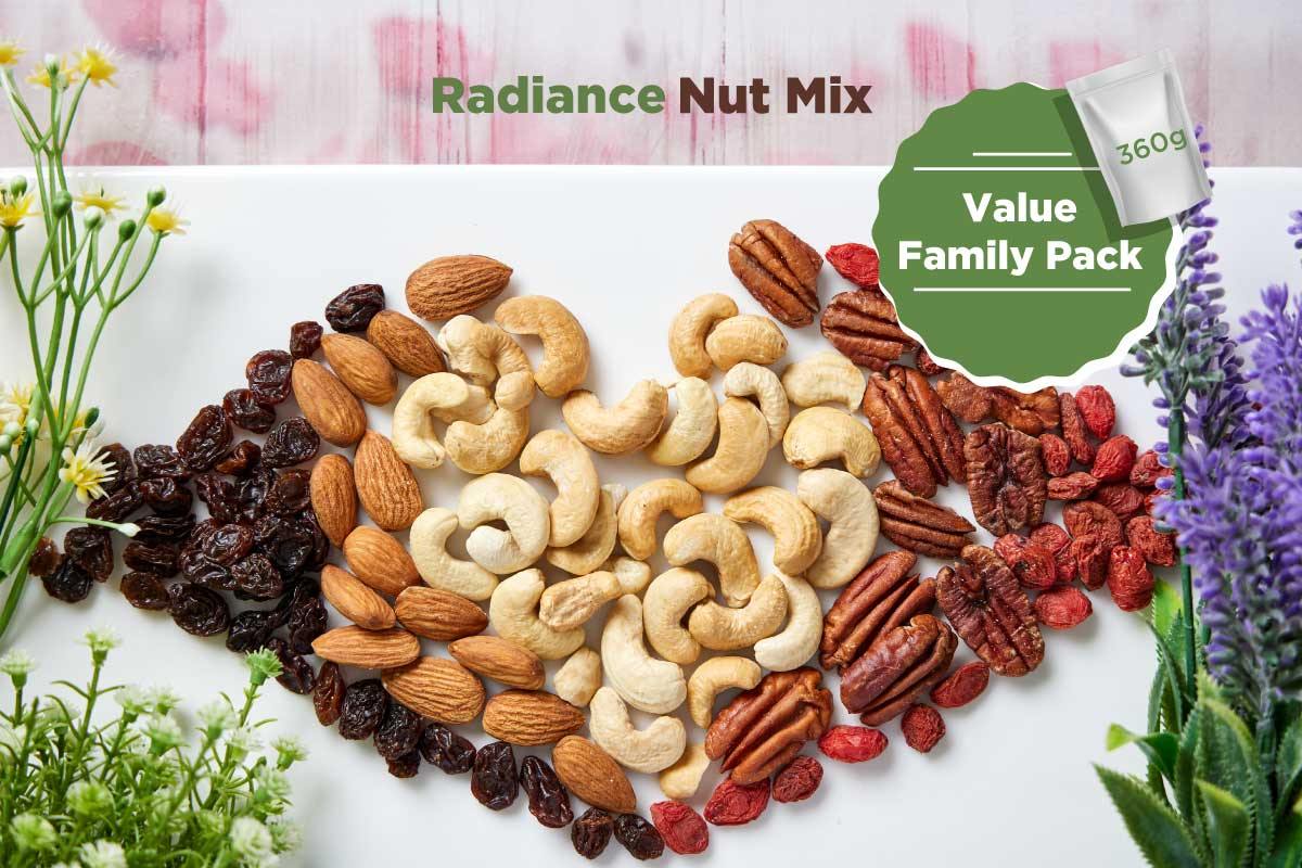 Natural Beauty Nut Mix- VFP (360g) – edibee.co
