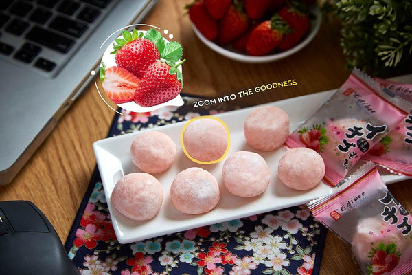 Mochi Strawberry (200g) - edibee.co