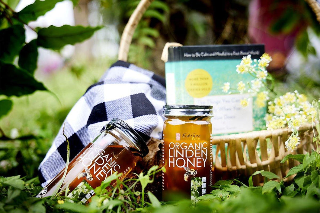 Organic Linden Honey (320g) - edibee.co