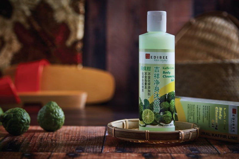 Kaffir Lime Body Cleansing Gel (300ml) - edibee.co