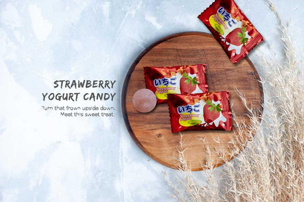 Strawberry Yogurt Candy (140g) - edibee.co