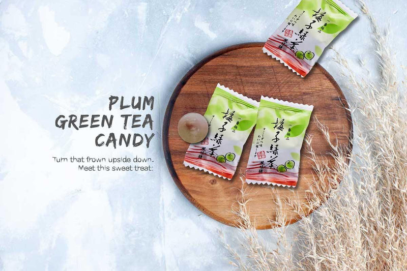 Plum Green Tea Candy (140g) - edibee.co